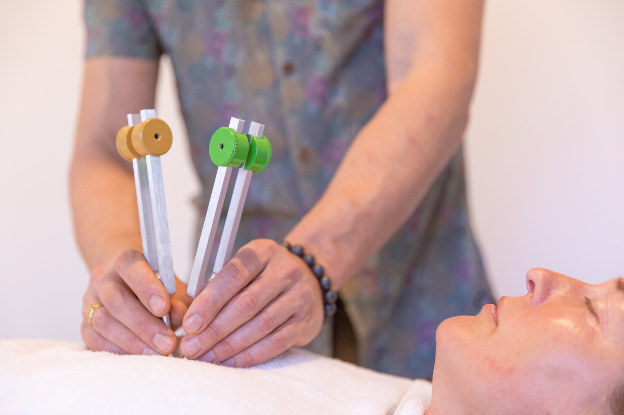 Acutonics tuning fork treatment